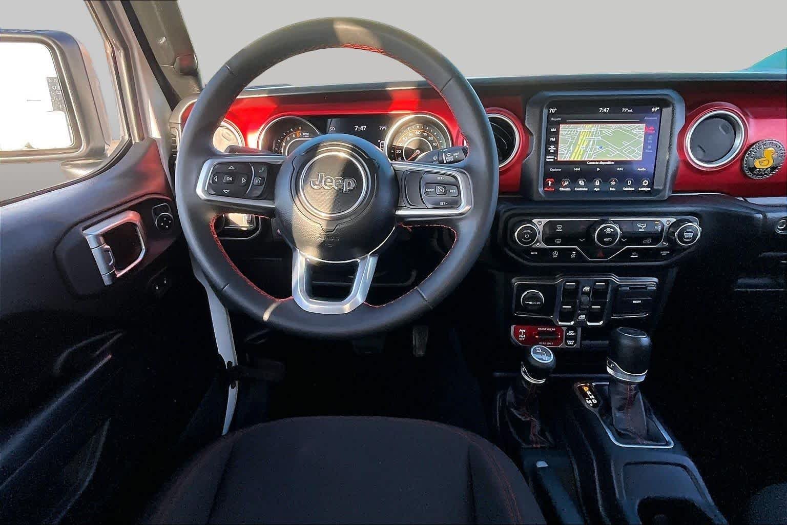 Used 2023 Bright White Clearcoat Jeep Rubicon image 6