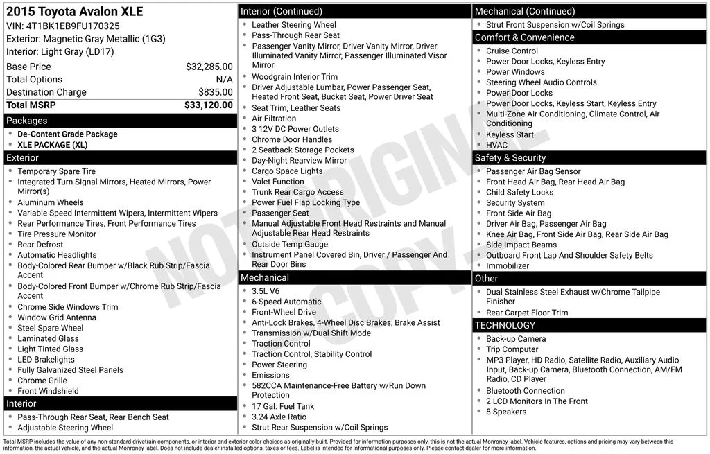 Used 2015 Gray Toyota XLE image 33