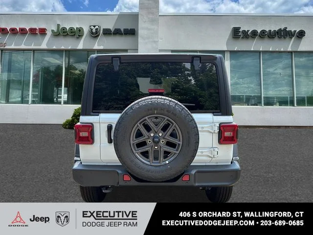 New 2026 Bright White Clearcoat Jeep Sport S image 3