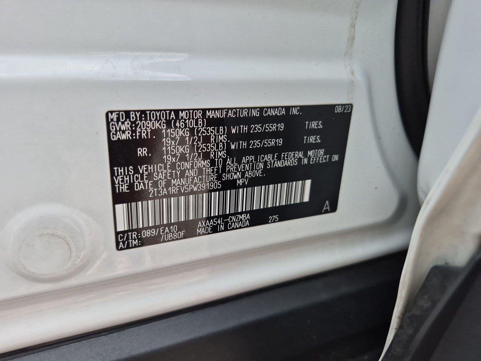 Used 2023 Wind Chill Pearl Toyota XLE Premium image 41