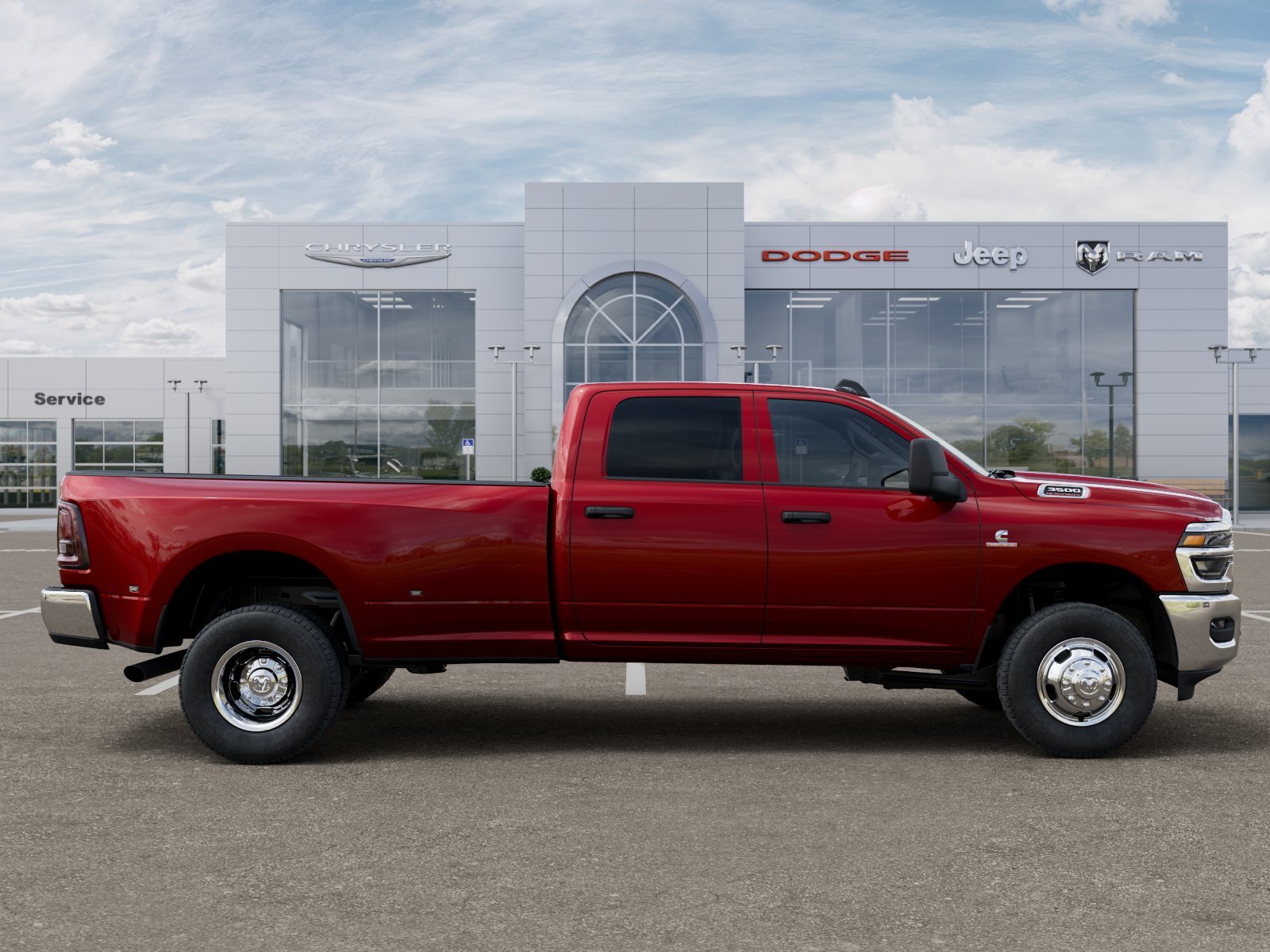 New 2026 Molten Red Pearl-Coat Exterior Paint RAM Tradesman image 35