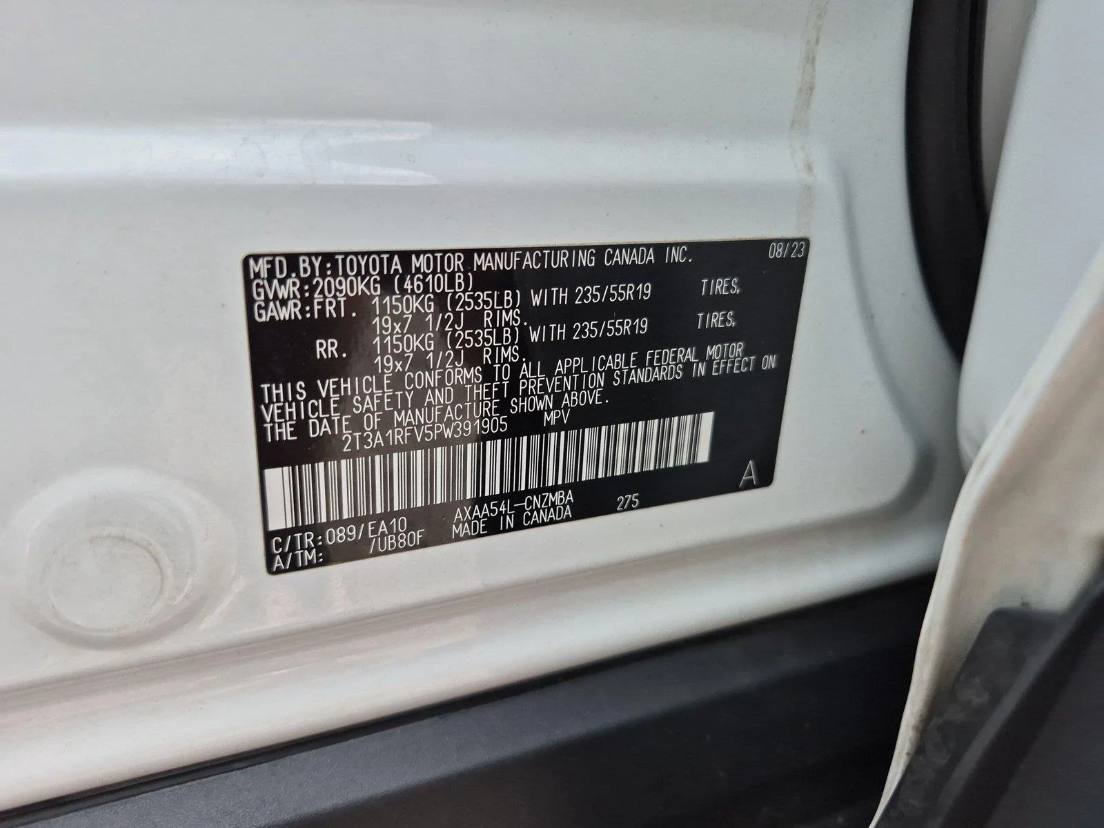 Used 2023 Wind Chill Pearl Toyota XLE Premium image 41