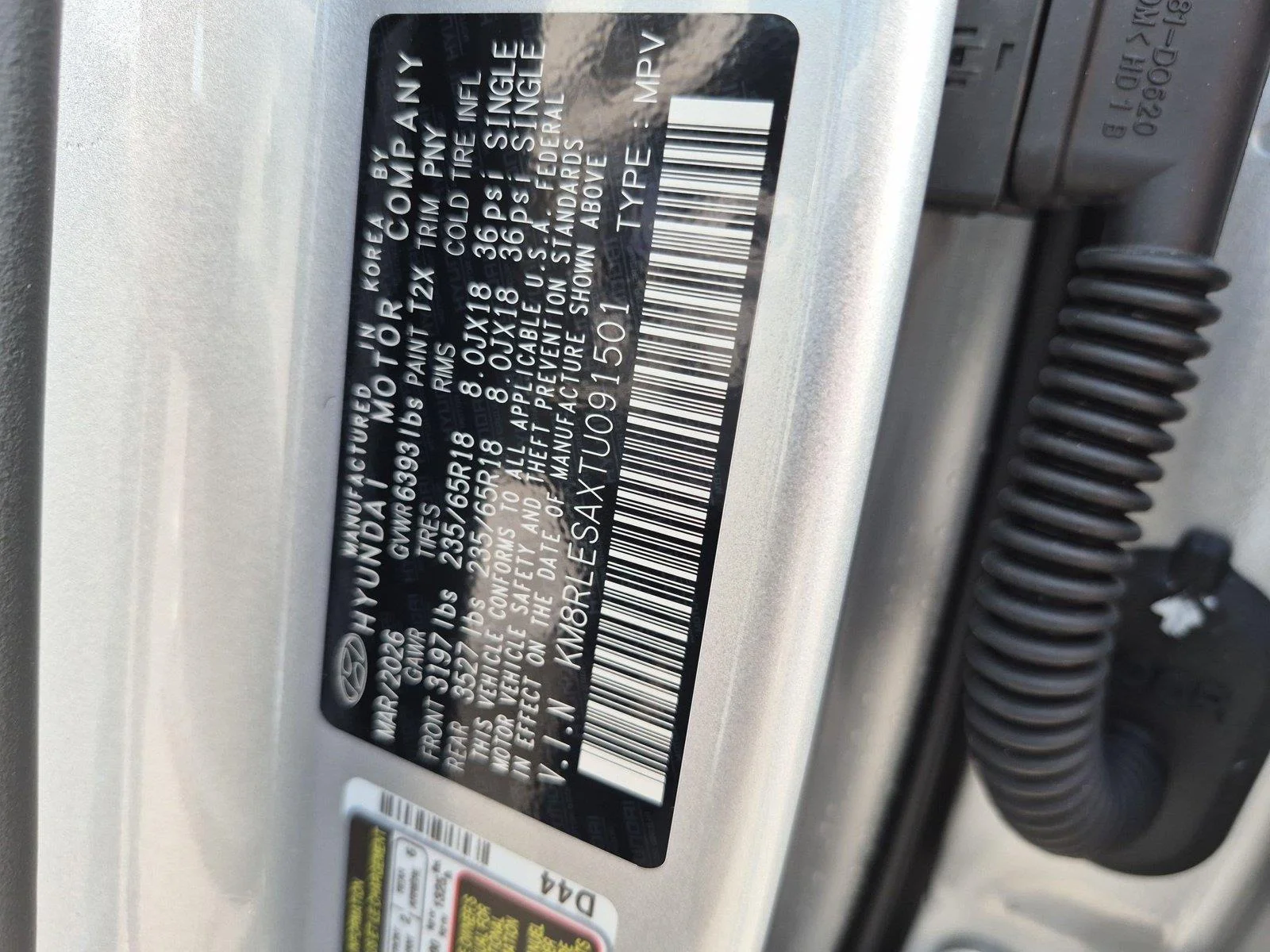 Used 2026 Typhoon Silver Metallic Hyundai SEL 8P image 41
