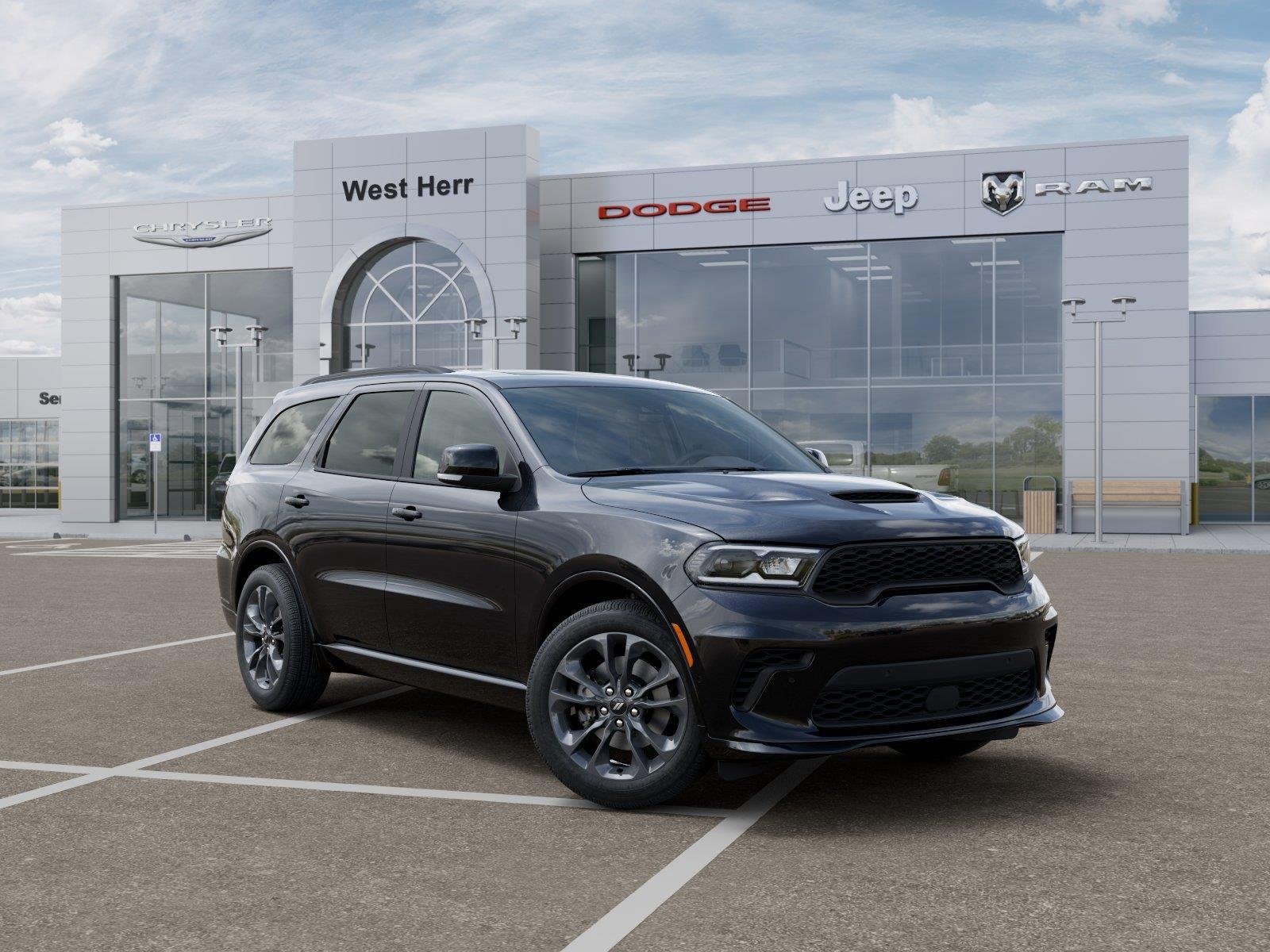 New 2026 Diamond Black Clear-Coat Exterior Paint Dodge DURANGO GT PLUS AWD image 5