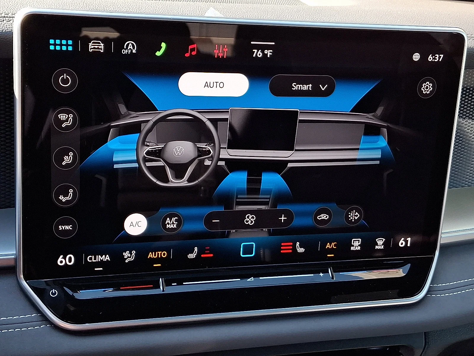 New 2026 Monterey Blue Pearl Volkswagen SE R-Line Black image 14