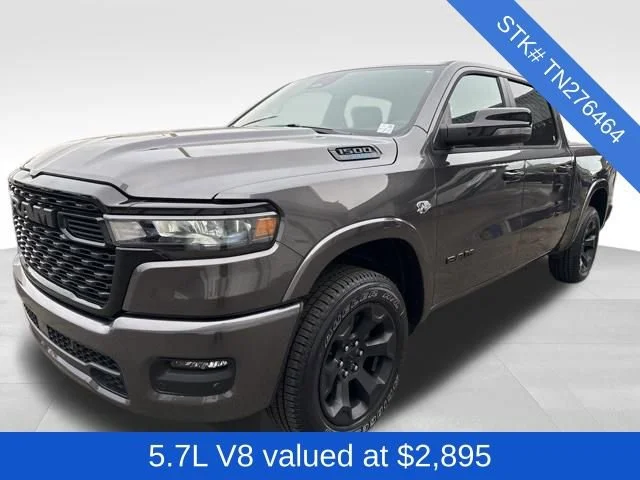 New 2026 Granite Crystal Metallic Clear-Coat Exterior Paint RAM Big Horn image 3