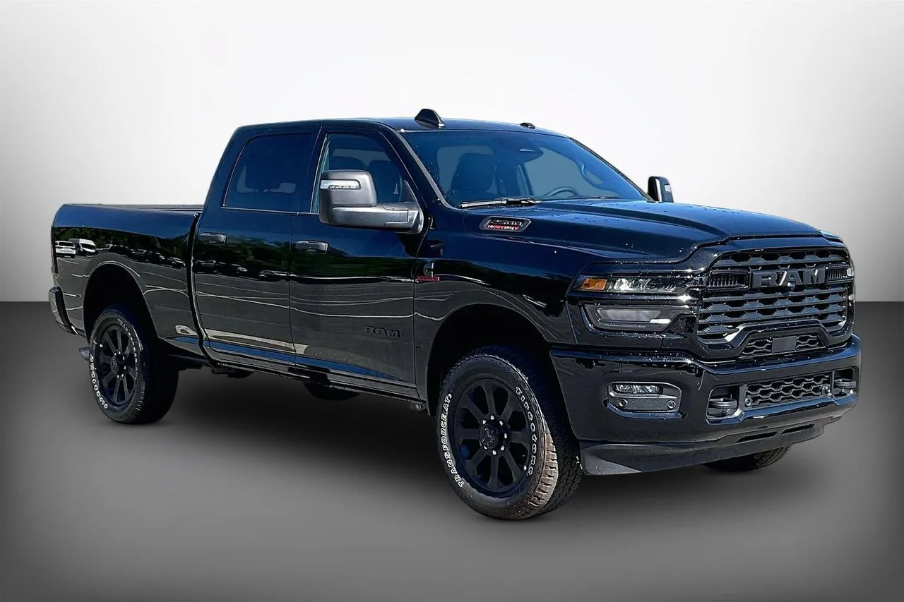 New 2026 Diamond Black Crystal Pearlcoat RAM Big Horn image 2