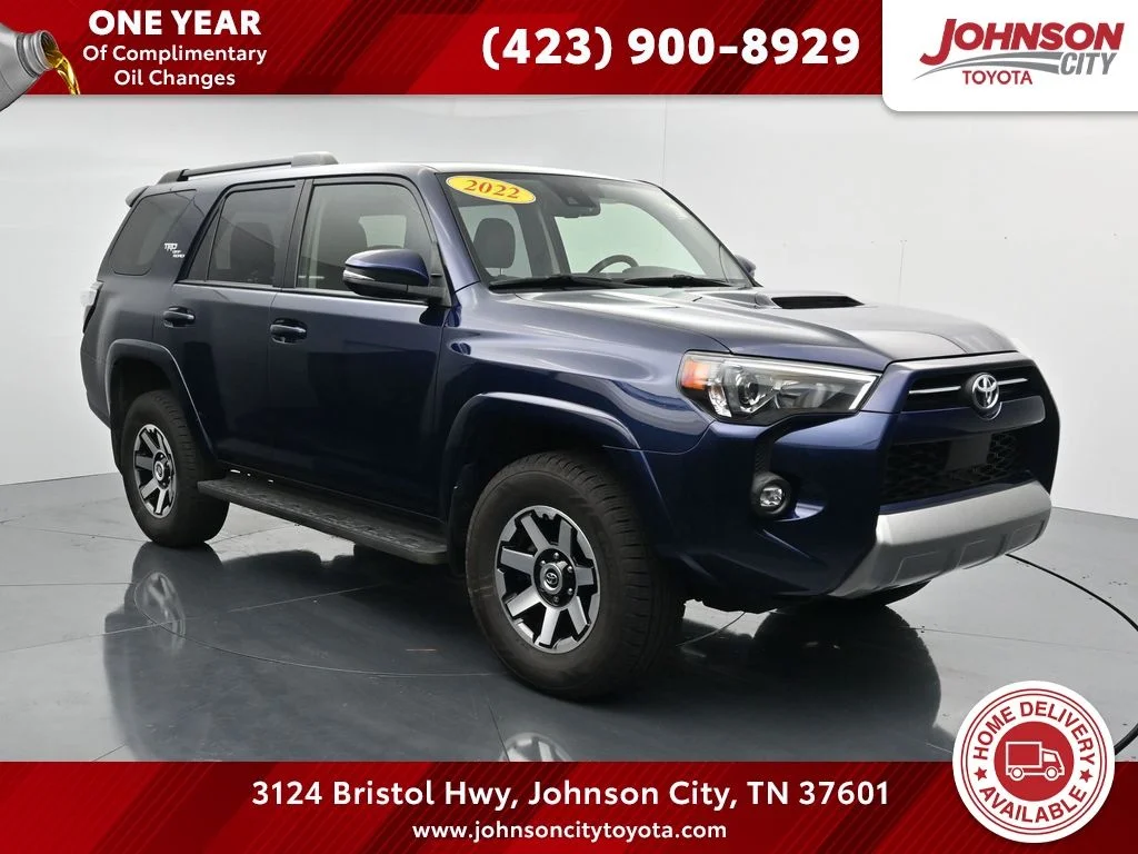 Used 2022 Blue Toyota TRD Off-Road Premium image 1