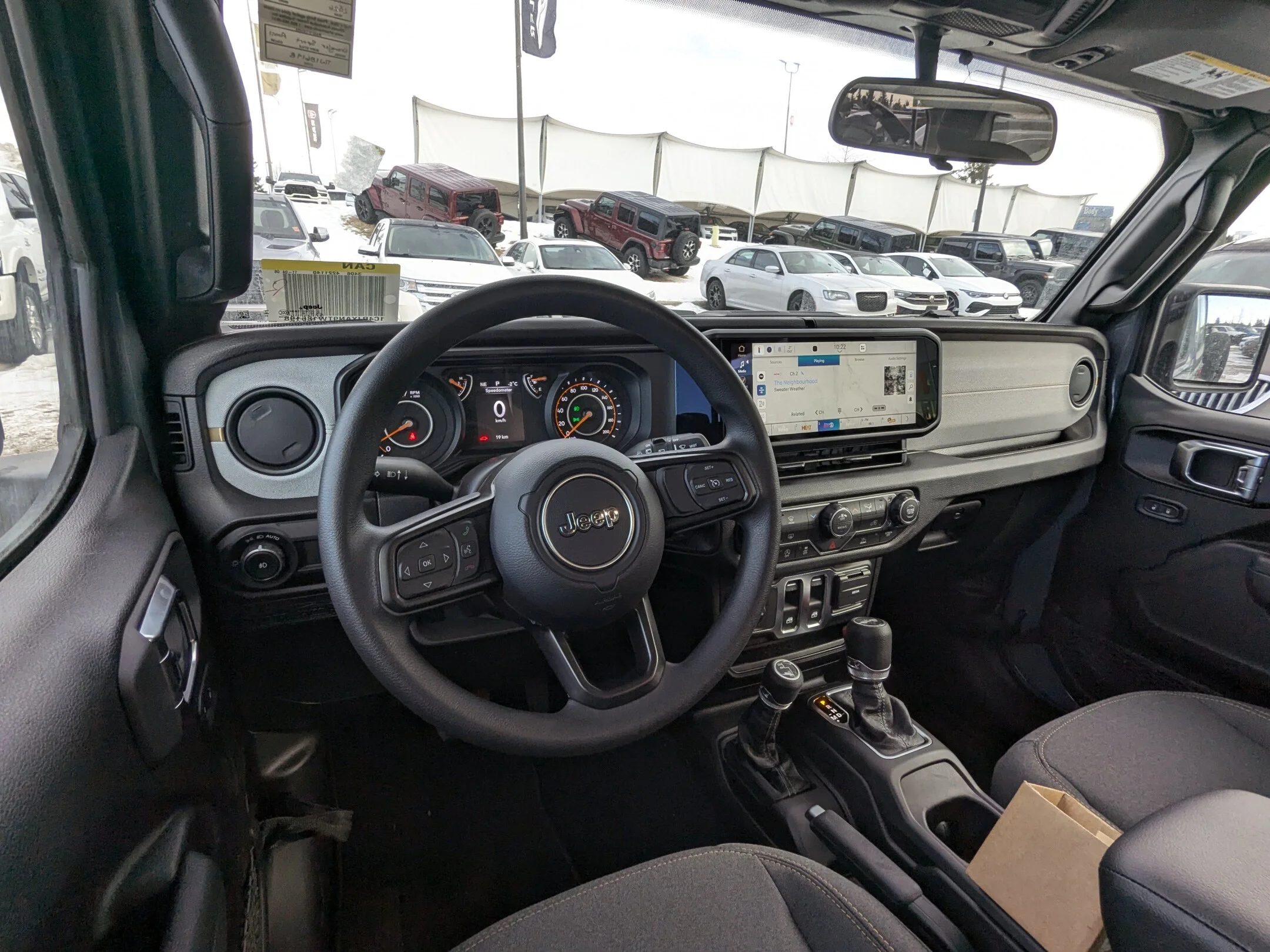 New 2026 Grey Jeep Sport - - Black Freedom Hardtop - 8-Spd Auto - 12.3 Uconnect 5 - Selec-Speed Control & More! image 22