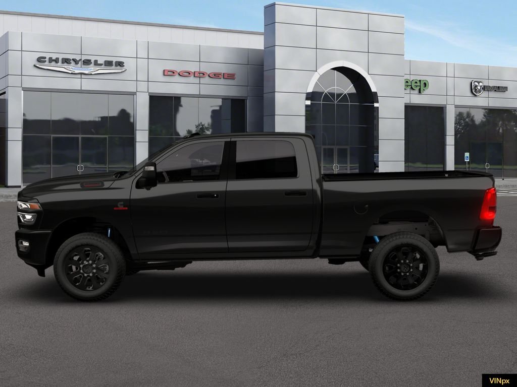 New 2026 Diamond Black Crystal Pearl-Coat Exterior Paint RAM Big Horn image 3