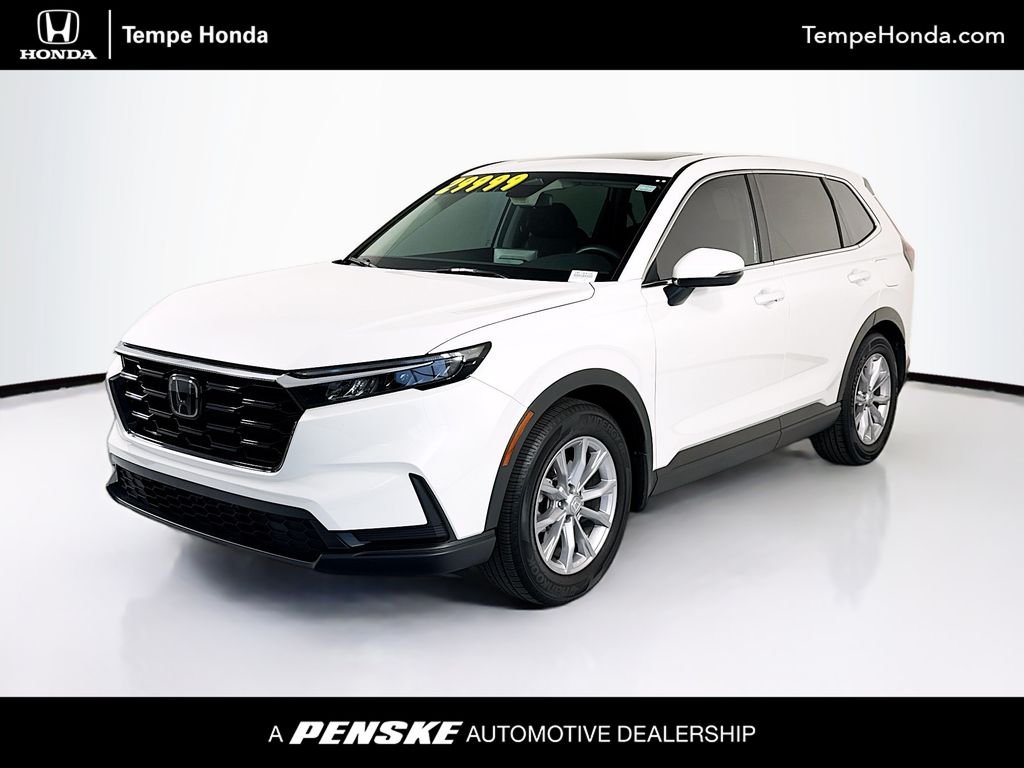 Certified Used 2024 Platinum White Pearl Honda EX image 1