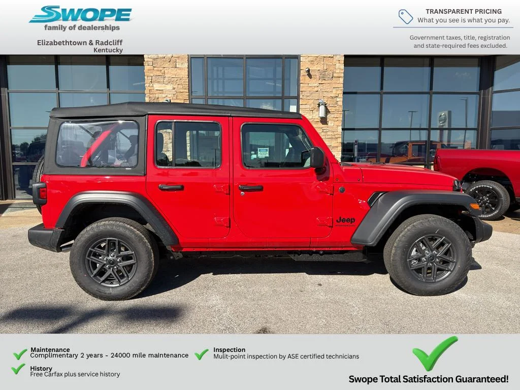 New 2026 Firecracker Red Clearcoat Jeep Sport image 6