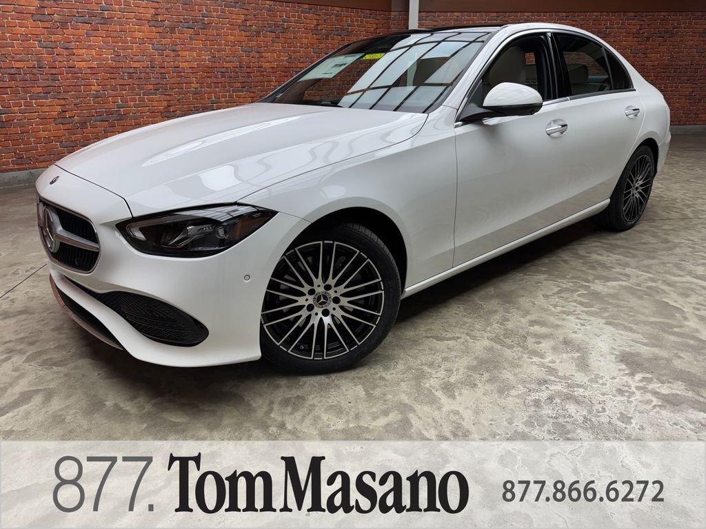 New 2026 White Mercedes-Benz C 300 image 1