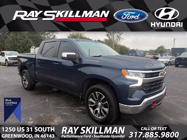 Used 2022 Blue Chevrolet LT image 1