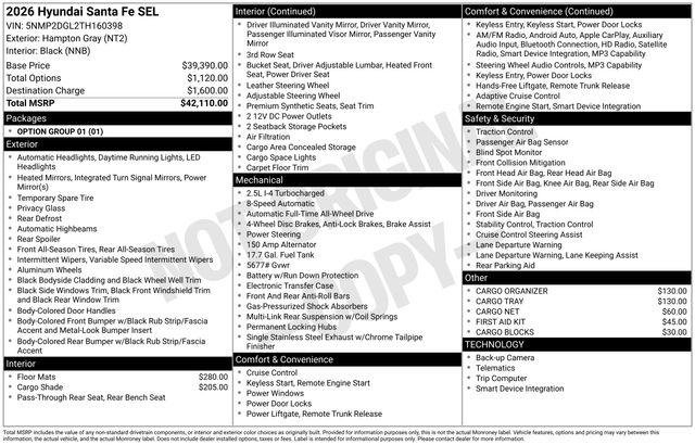 2026 Hyundai Santa Fe SEL - Photo 38