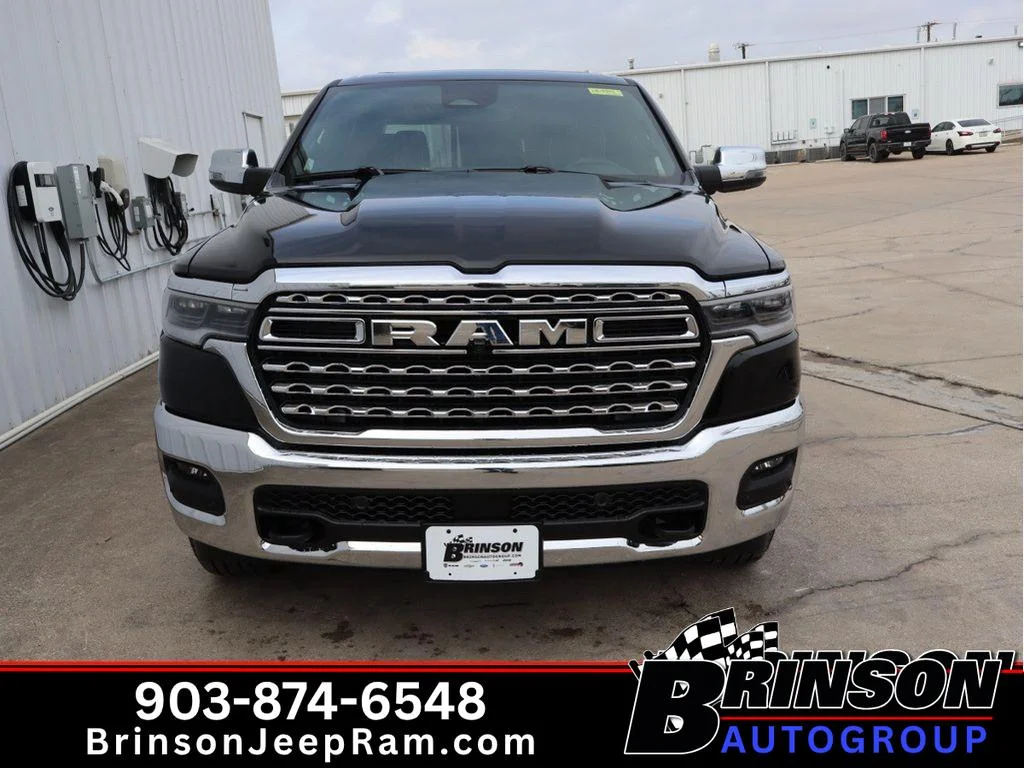 New 2026 Diamond Black Crystal Pearlcoat Ram Limited image 2