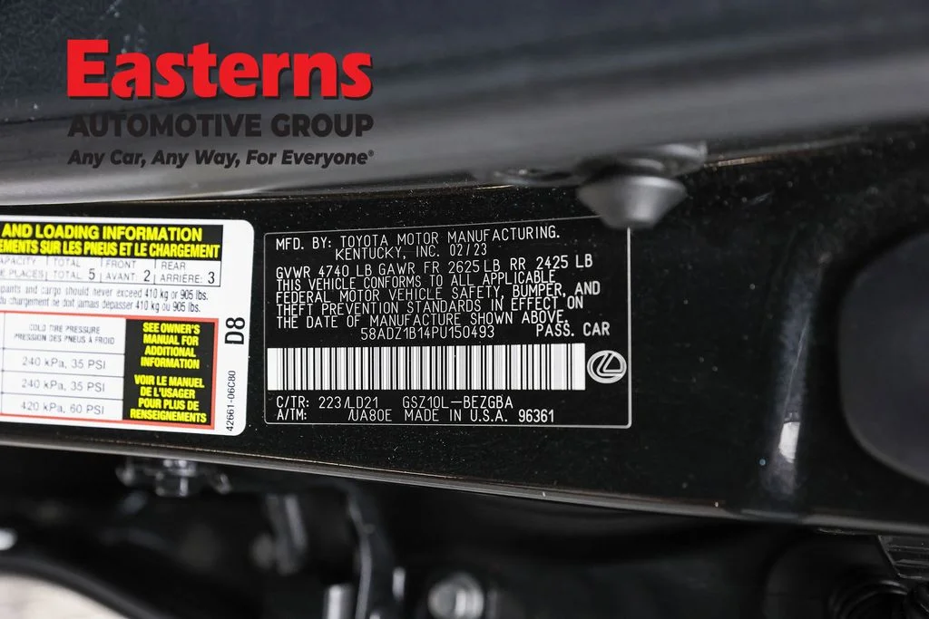 Used 2023 Black Lexus 350 image 37