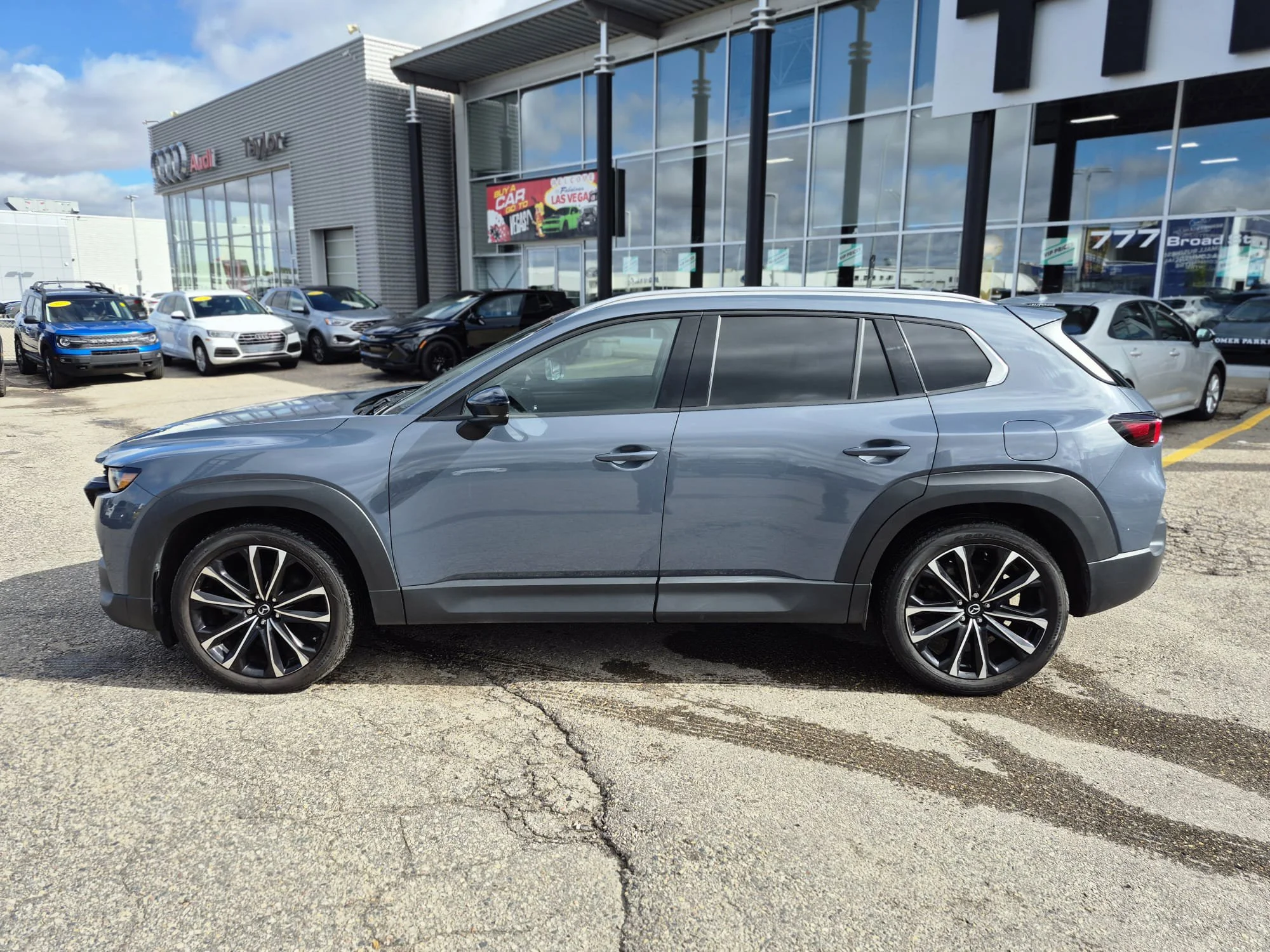 Used 2023 Polymetal Grey Metallic Mazda GT AWD*Cooled Leather | Pano Roof | Nav | 360 Cam | Htd Wheel | Adaptive Cruise | Lane Keep Assist image 10