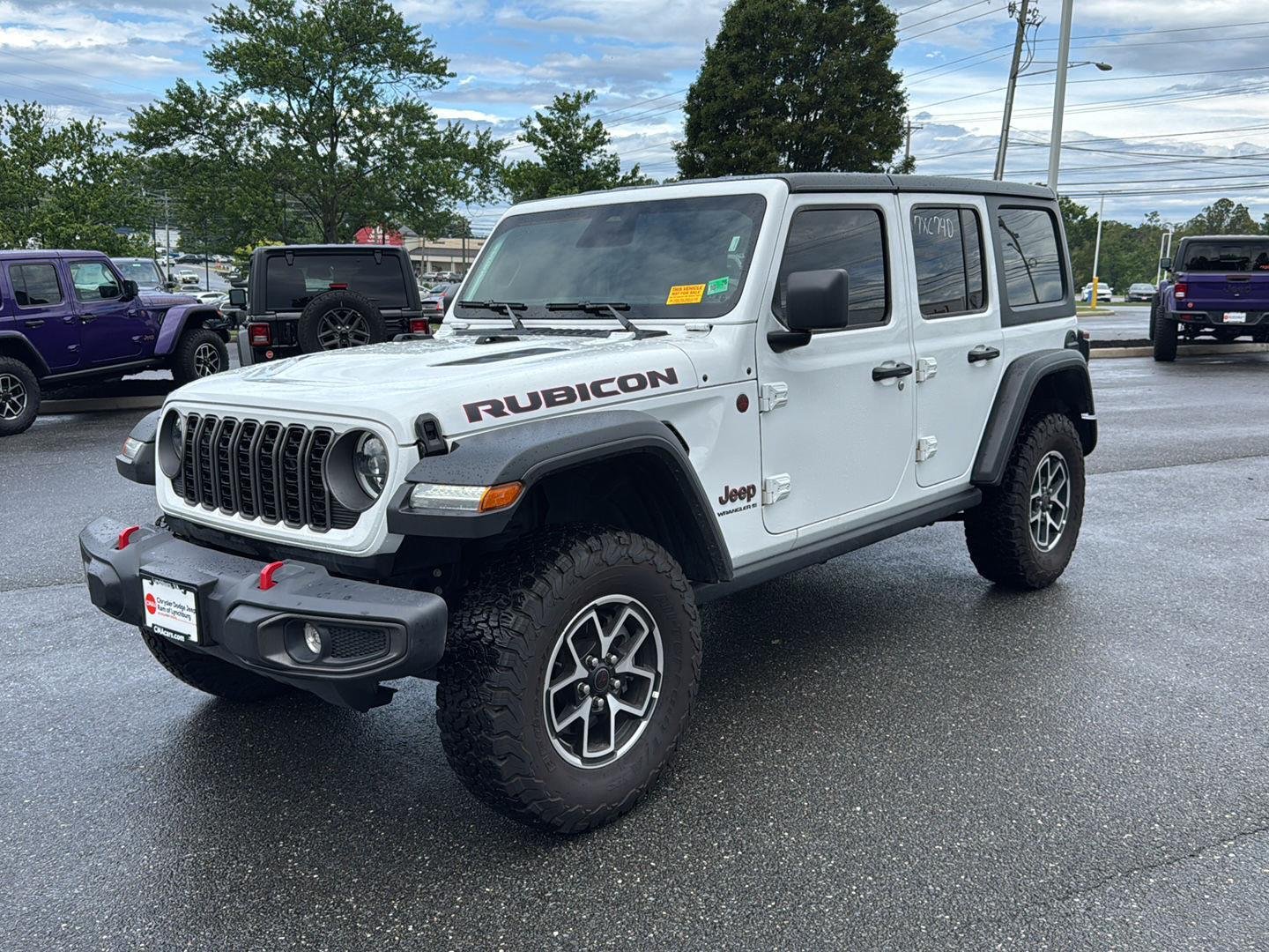 Used 2026 Bright White Clearcoat Jeep Rubicon image 3