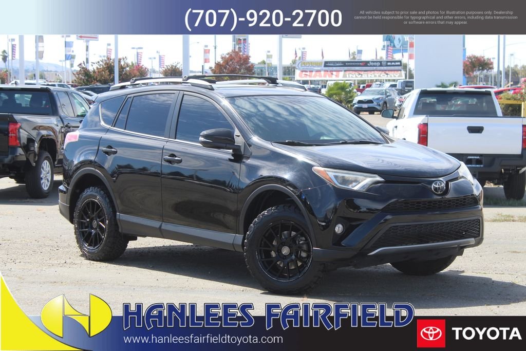 Certified Used 2017 Black Toyota SE image 1