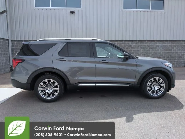New 2026 Carbonized Gray Metallic Ford Platinum image 2