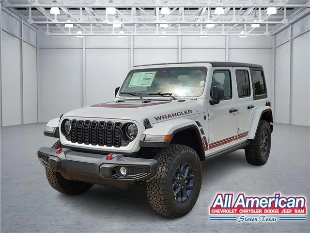 New 2026 PW7 Bright Whit Jeep 4-DOOR AMERICA250 image 1