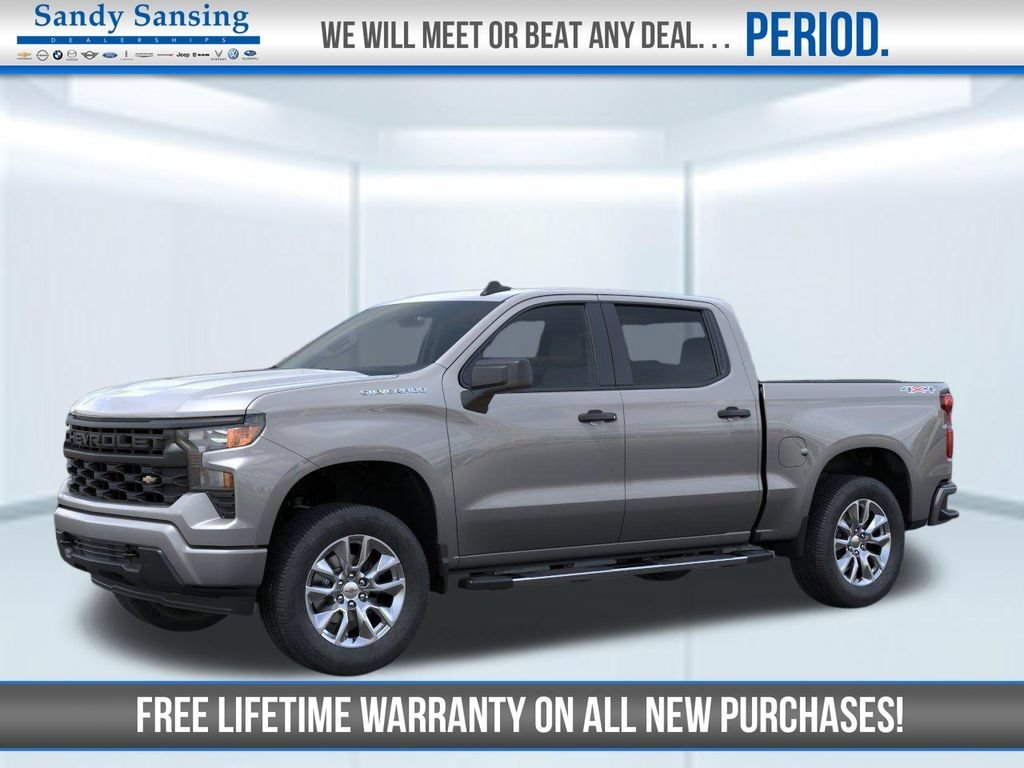 New 2026 Sterling Gray Metallic Chevrolet Custom image 1