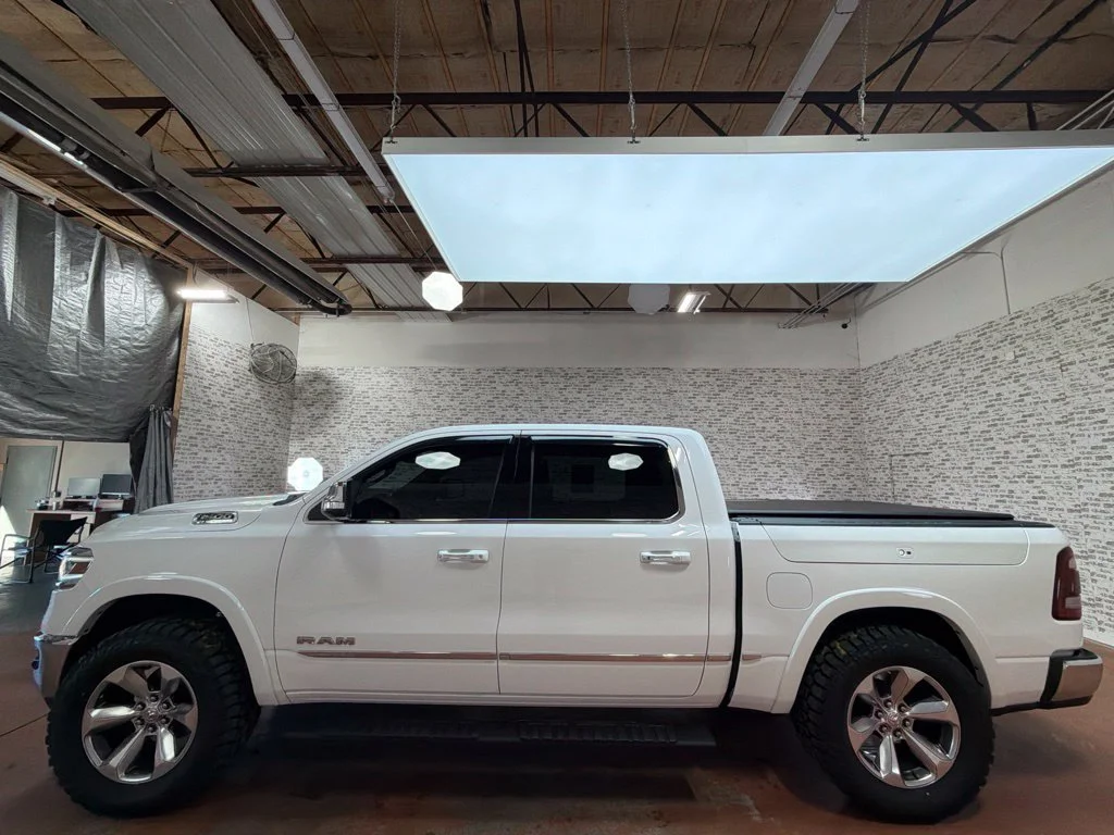 Used 2021 Bright White Clearcoat Ram Limited image 4
