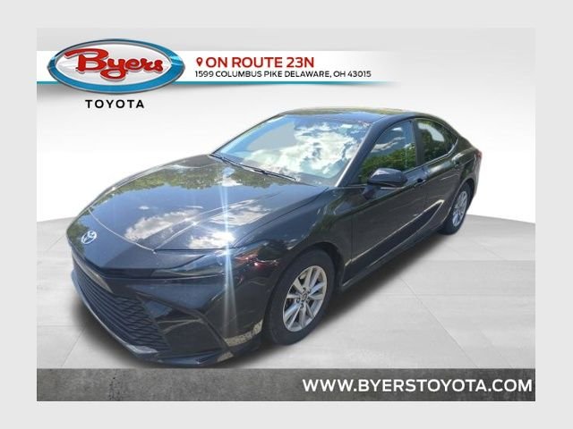 Used 2025 Midnight Black Metallic Toyota LE image 1