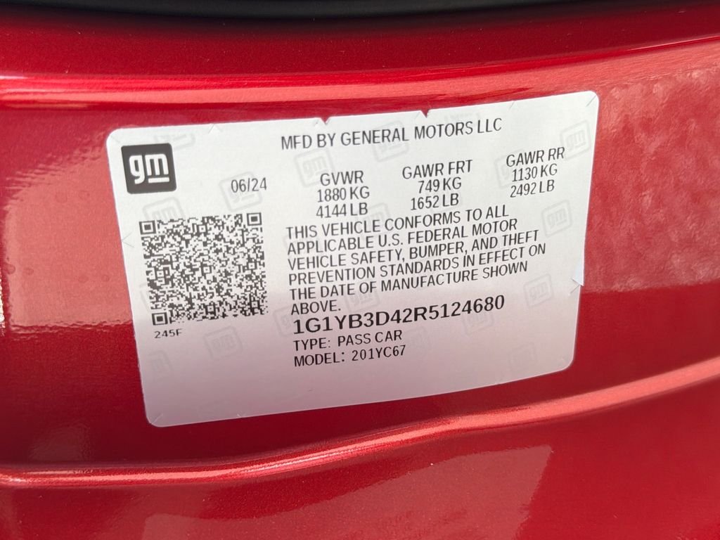 Used 2024 Red Mist Metallic Tintcoat Chevrolet Stingray image 36