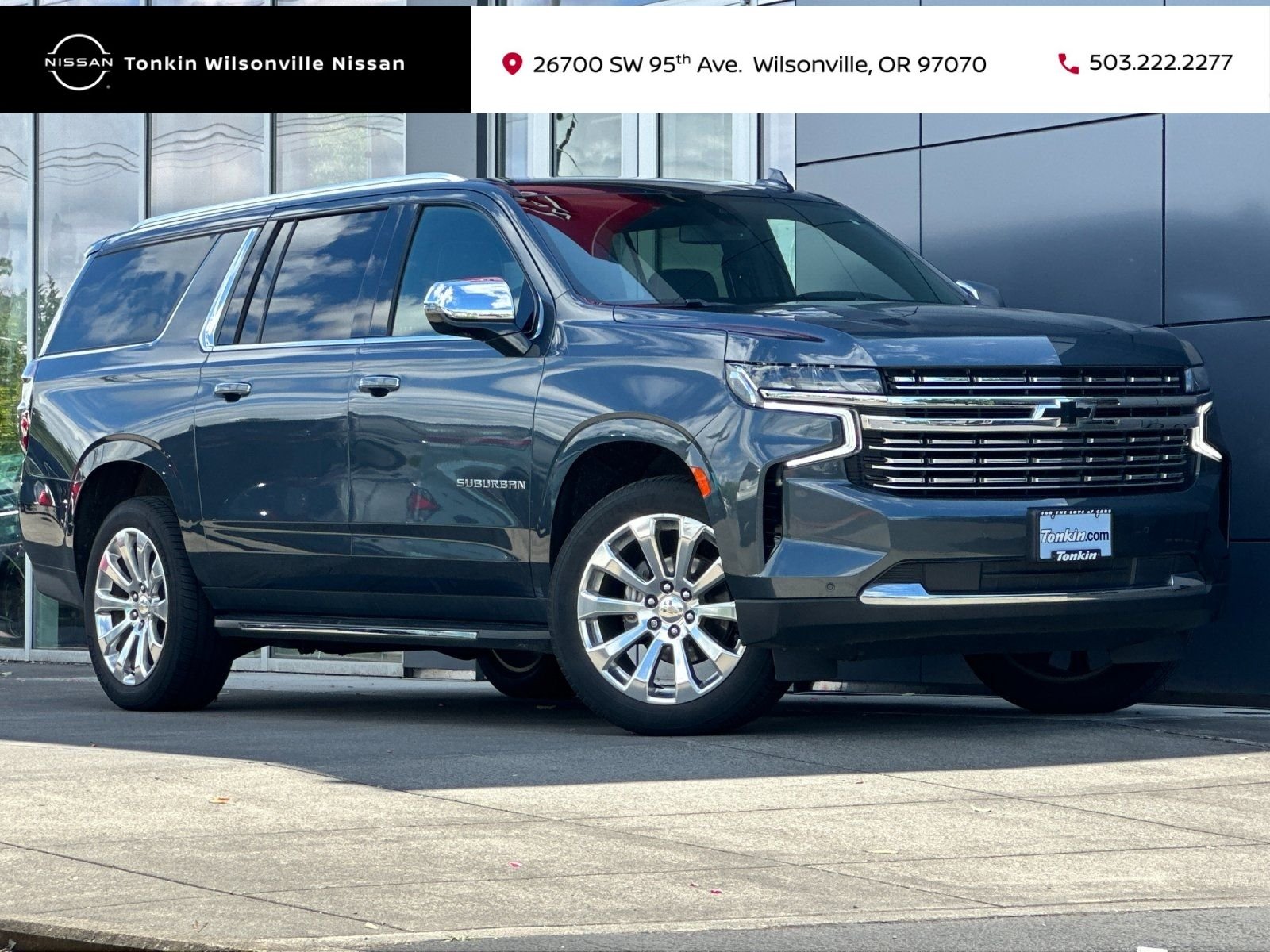 Used 2021 Shadow Gray Metallic Chevrolet Premier image 1