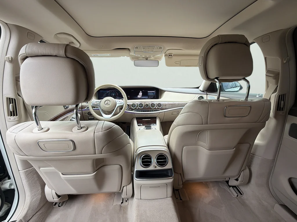 Used 2019 designo Diamond White Mercedes-Benz S 450V image 54