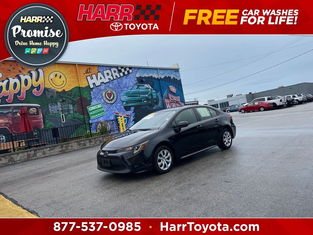 Used 2022 Black Toyota LE image 1