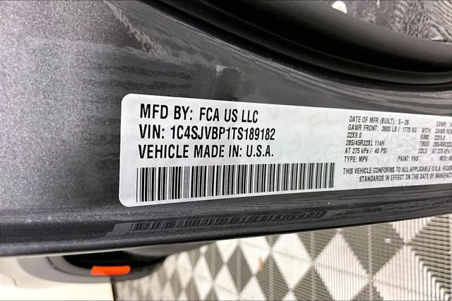 New 2026 Gray Jeep Limited Reserve image 9