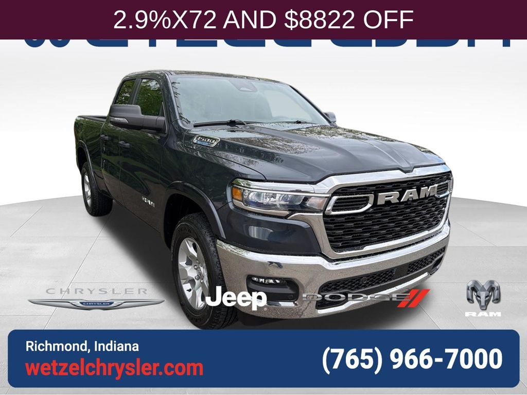 New 2026 Forged Blue Metallic Exterior Paint RAM Big Horn/Lone Star image 1