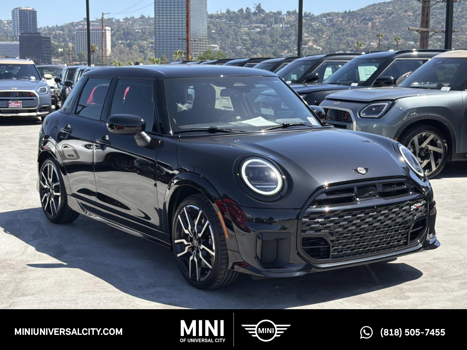 New 2026 0C4R Midnight Black II Metallic MINI Iconic image 1