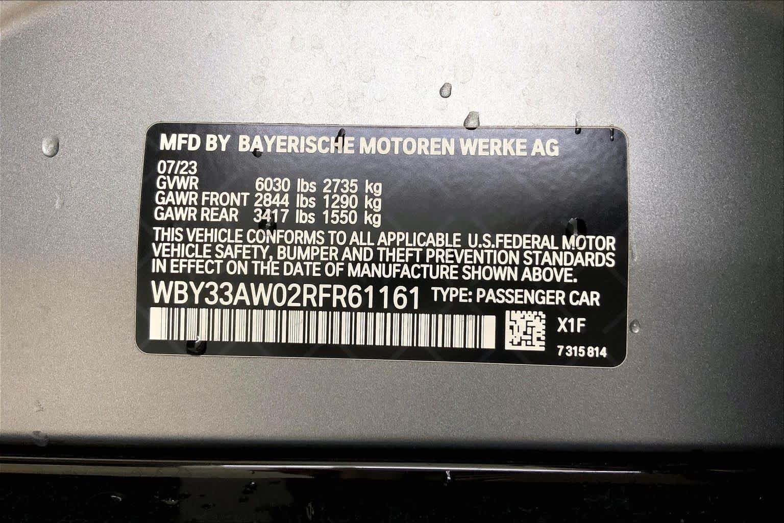 Certified Used 2024 Frozen Pure Grey II Metallic BMW M50 image 36