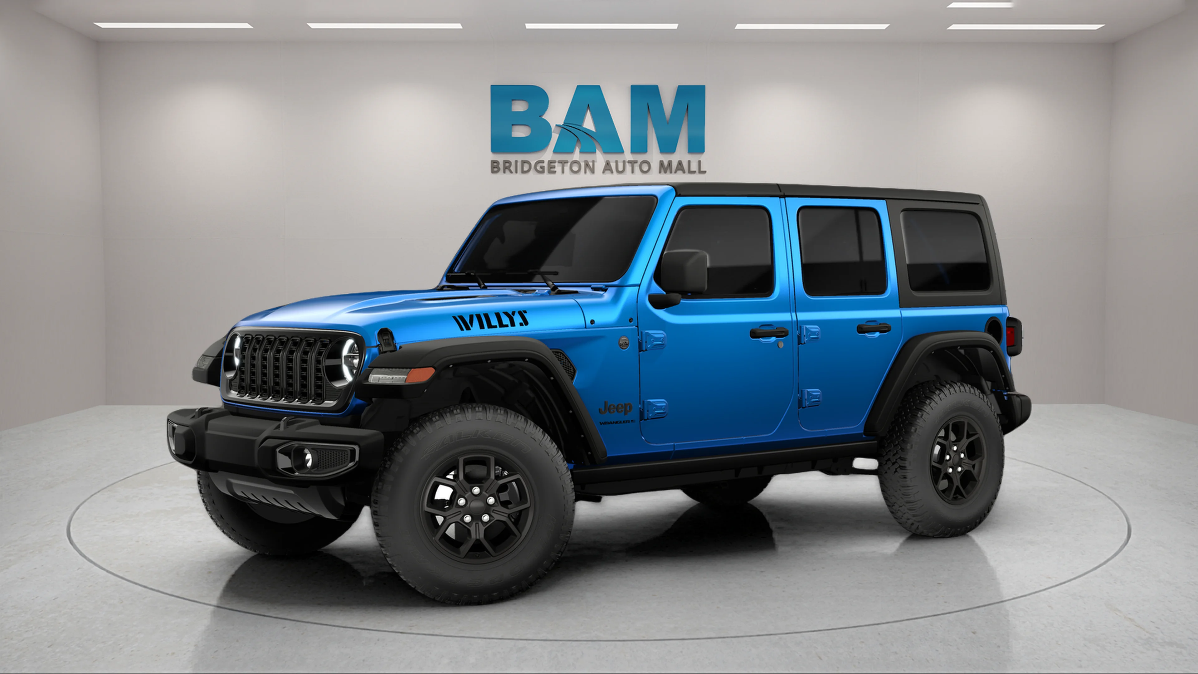 New 2026 Hydro Blue Pearl-Coat Exterior Paint Jeep Willys image 14