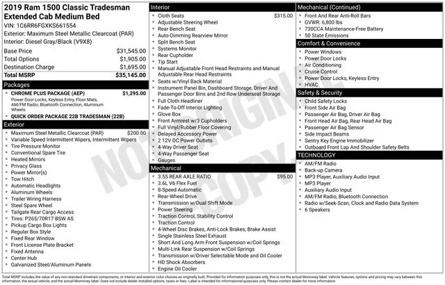 Used 2019 Gray Ram Tradesman image 4