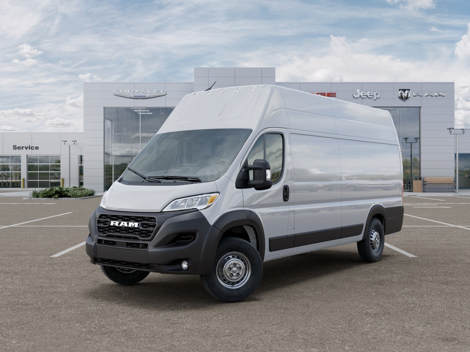 New 2026 Bright White Clear-Coat Exterior Paint RAM Tradesman image 19