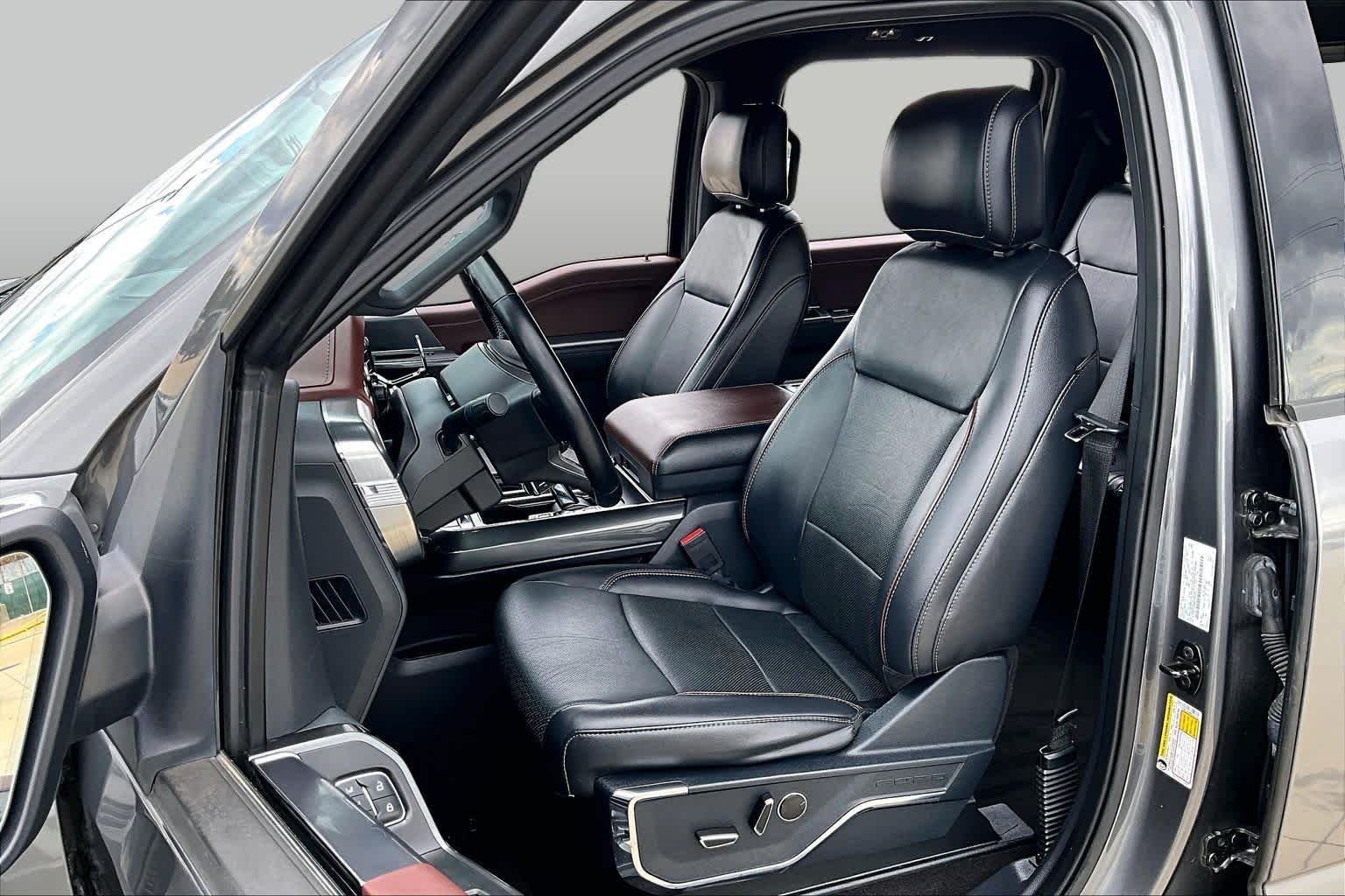 Used 2021 Carbonized Gray Metallic Ford LARIAT image 8