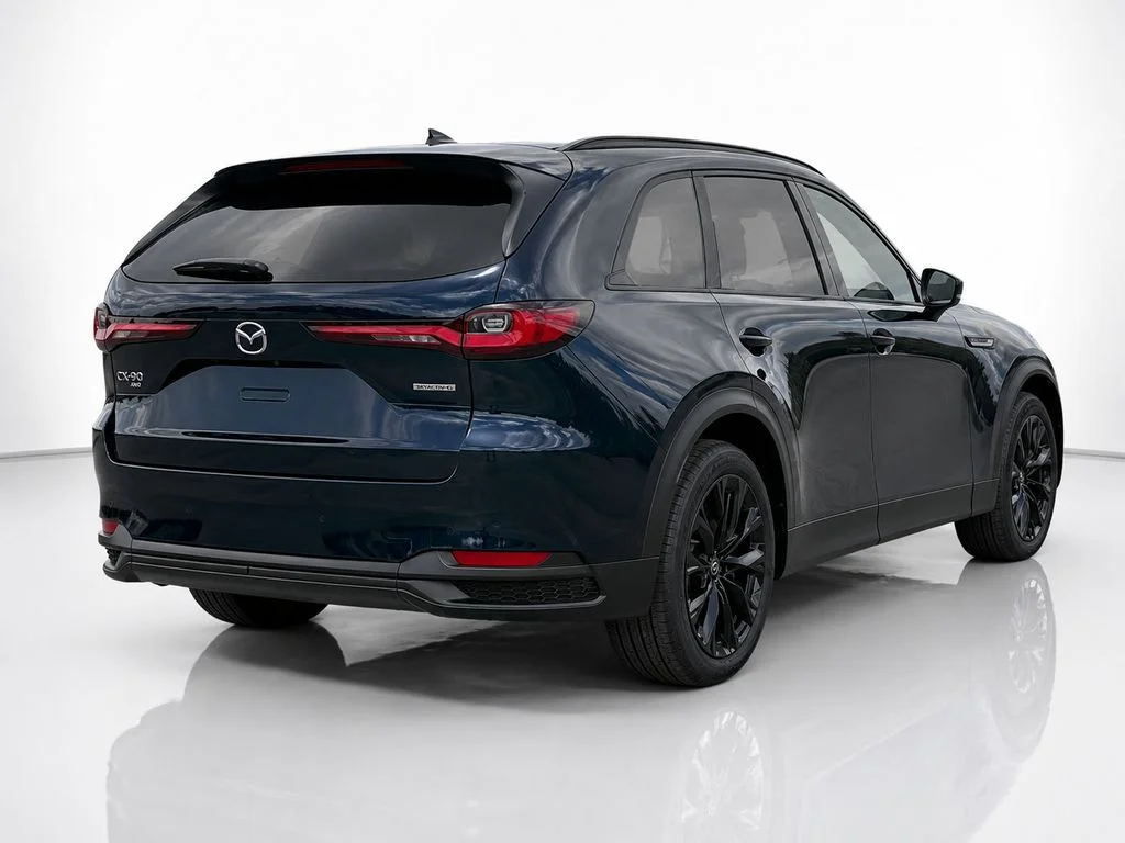 New 2026 Deep Crystal Blue Mica Mazda 3.3 Turbo Premium Sport AWD image 2