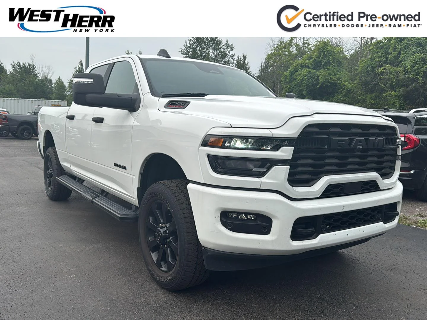 Used 2025 Bright White Clearcoat Ram Big Horn image 1