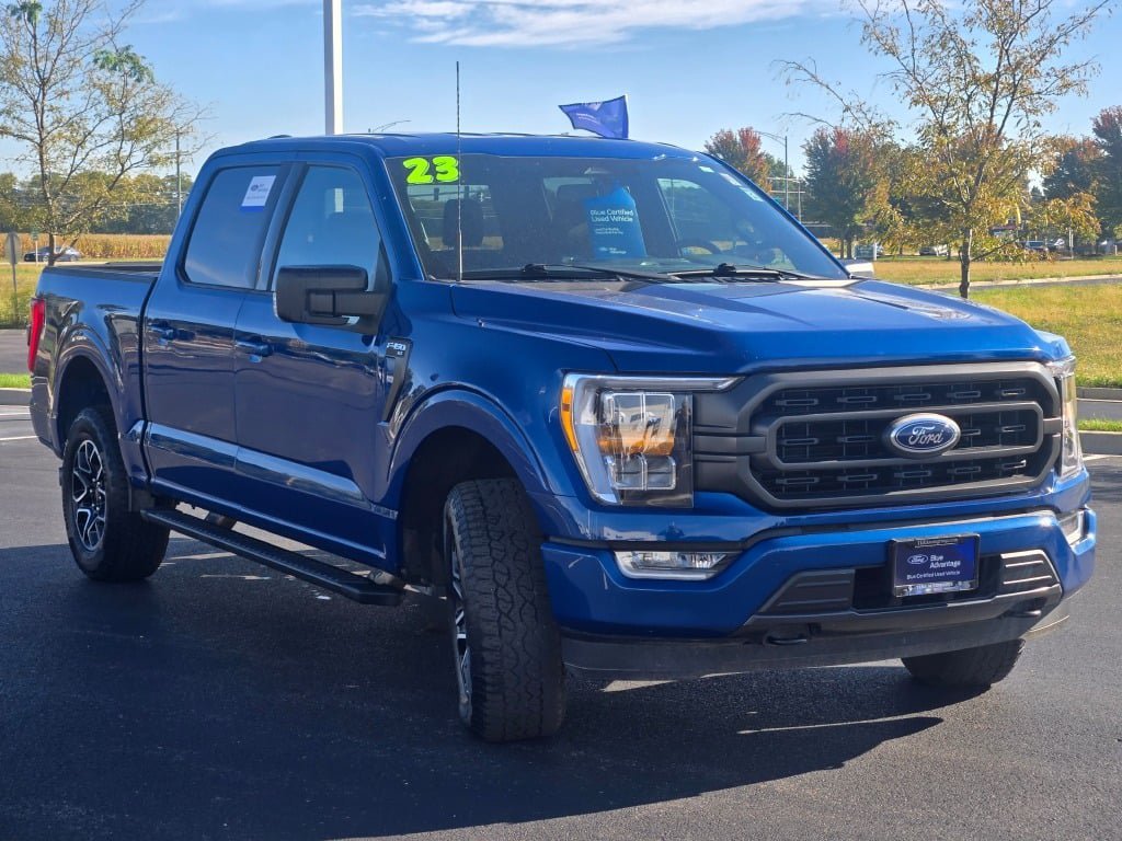 Certified Used 2023 Blue Metallic Ford XLT image 4