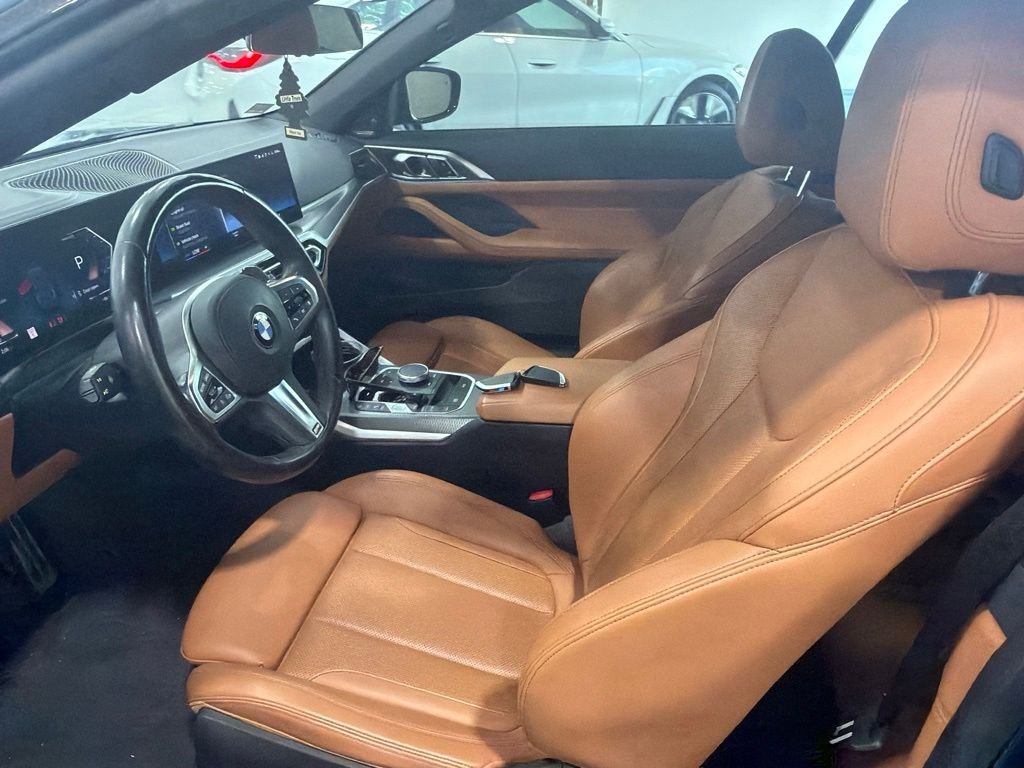 Certified Used 2024 Arctic Race Blue Metallic BMW 430i image 2