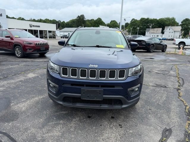 Certified 2020 Jeep Compass Latitude with VIN 3C4NJDBBXLT117066 for sale in Fitchburg, MA