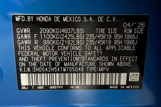 New 2026 Double Apex Blue Pearl II Acura A-Spec Package image 22