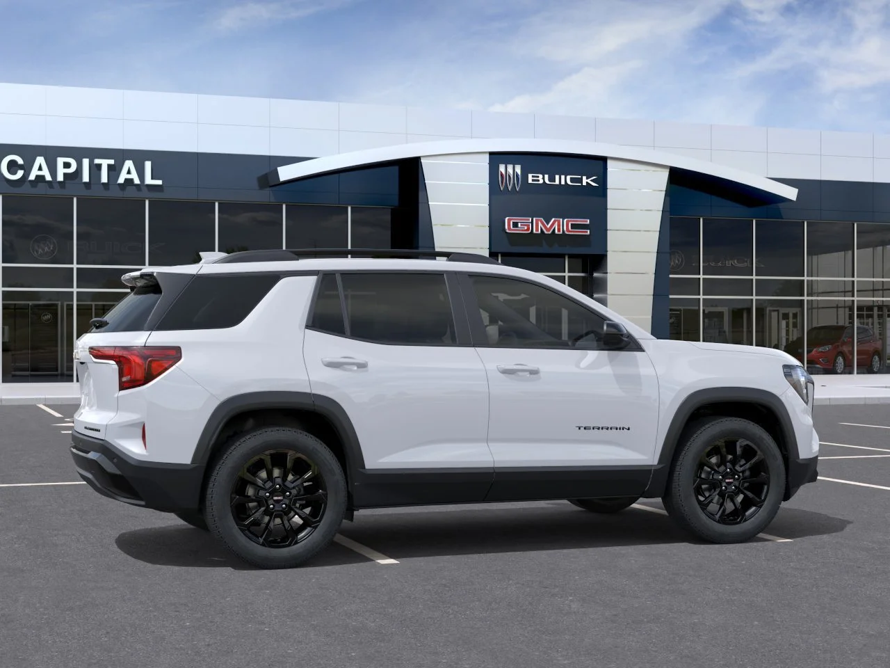 New 2027 Summit White GMC AWD Elevation image 6