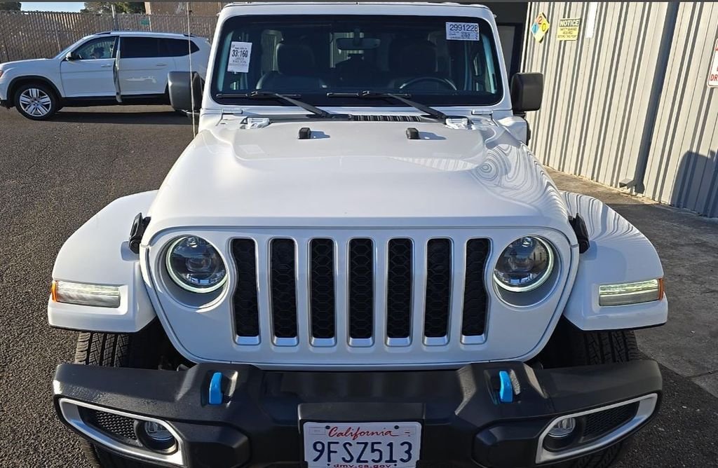 Used 2023 White Jeep Sahara 4xe image 2