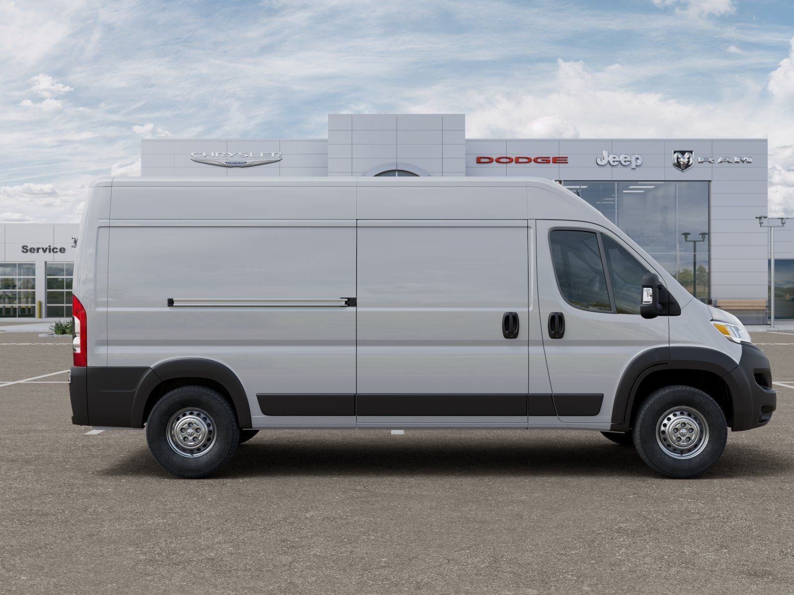 New 2026 Bright White Clear-Coat Exterior Paint RAM High Roof image 21